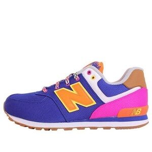 New Balance 574 Blue & Orange Unisex Sneakers
